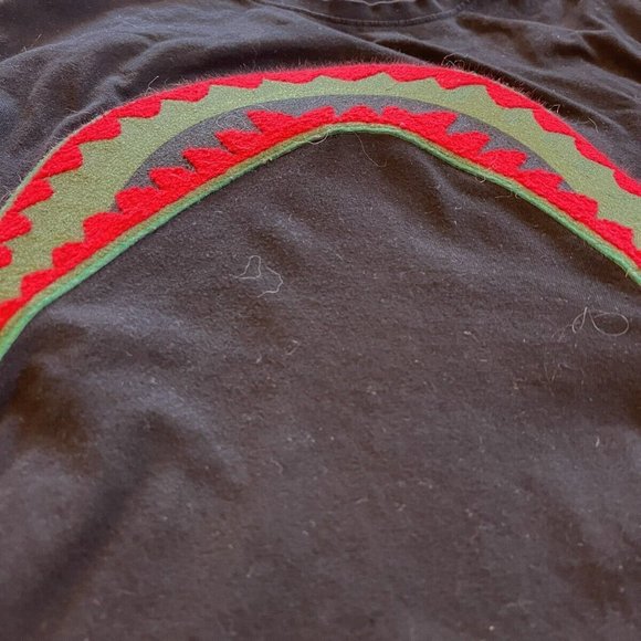 Eternity BC/AD Men Black Drip Embroidered 3D SHARK MOUTH Logo Tshirt Xl Cotton - Picture 7 of 12